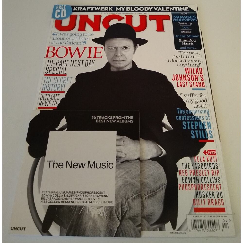 Uncut Magazine UK April 2013 David Bowie NEW